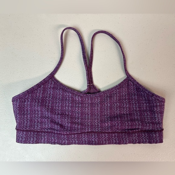 Lululemon size 8 Flow Y IV Purple Bra - Picture 1 of 4